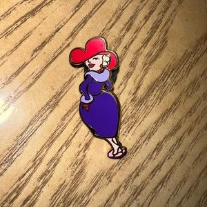 Red Hat Society 2004 Lapel Pin Brooch Purple Dress LN